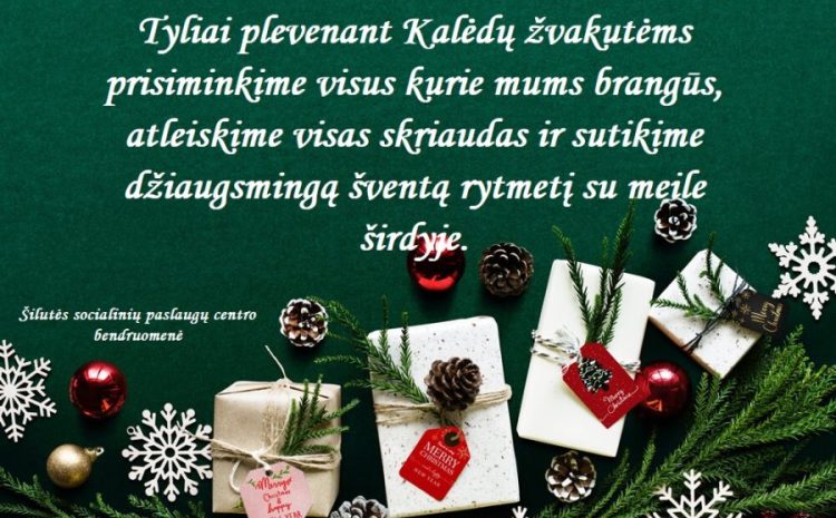 Ramių ir jaukių švenčių!